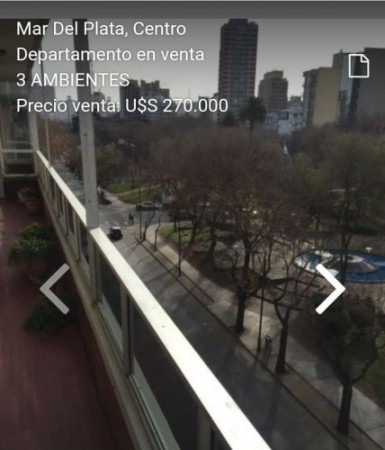 Departamento 3 Ambientes CENTRO