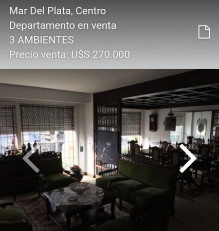 Departamento 3 Ambientes CENTRO