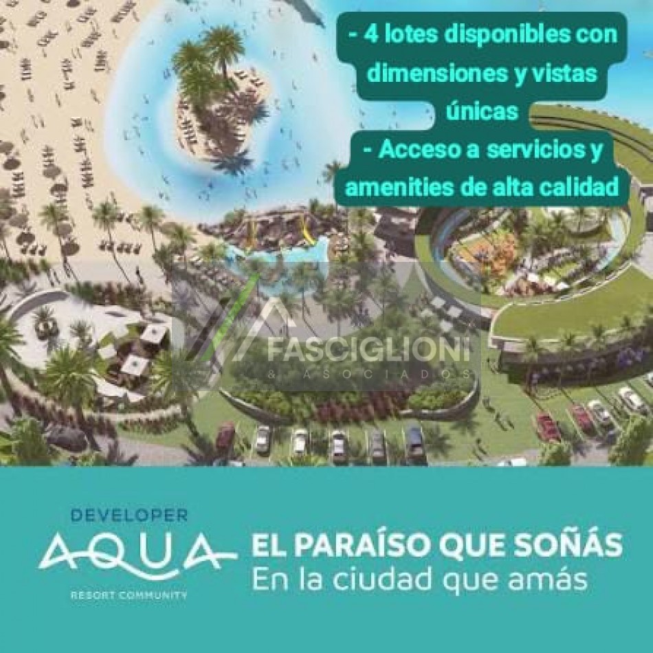 DEVELOPER AQUA .LOTE N 243 . 700m2 